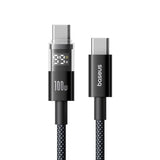 Baseus Display 2 Fast Charging Data Cable USB-C to USB-C 100W – Schwarz