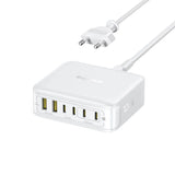 Baseus EnerFill FH21 Desktop Charging Station 4C+2U 120W – Weiß