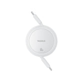 Baseus Free2Pull Mini Retractable USB-C Cable 60W – Weiß