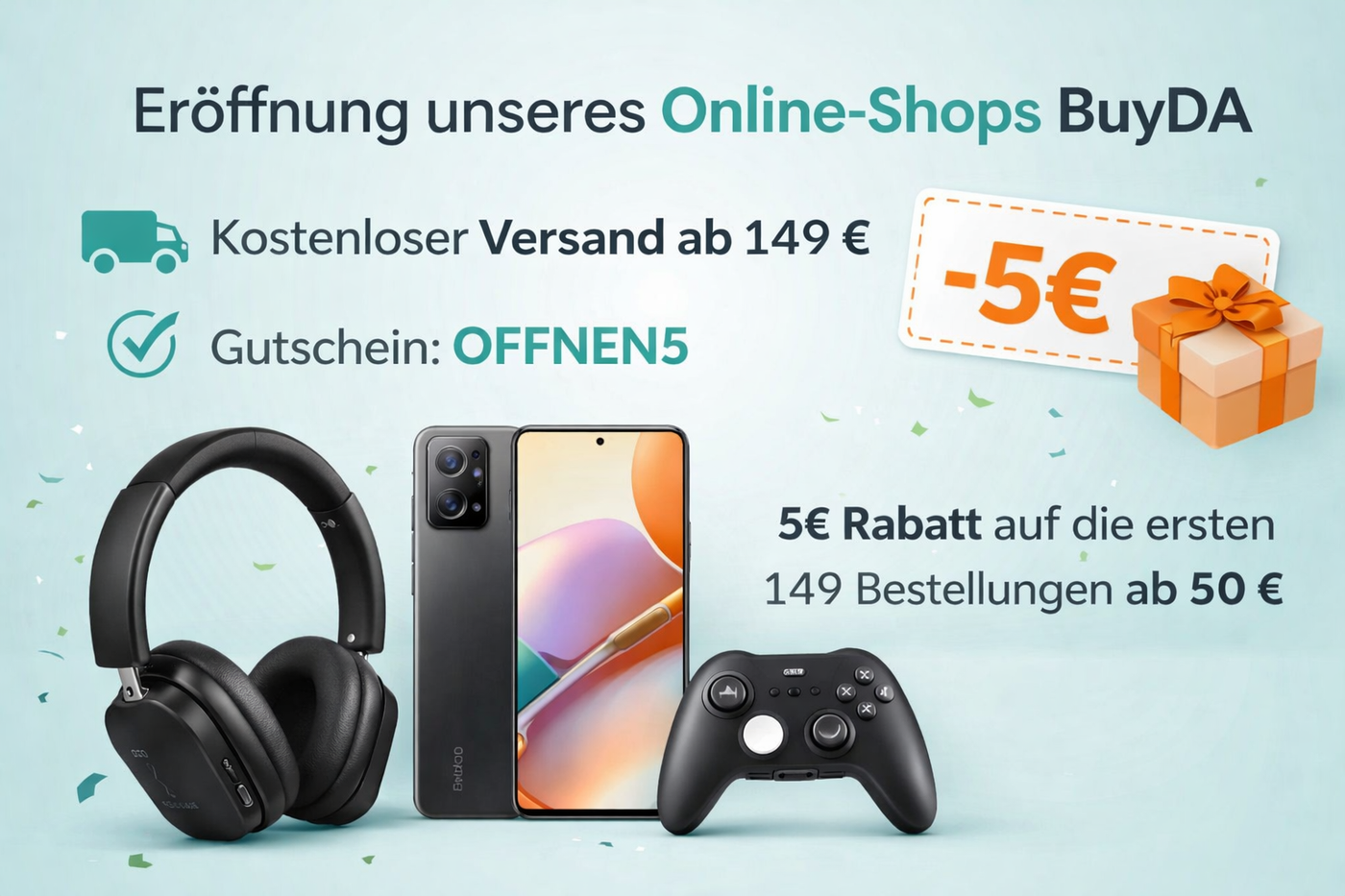 Eröffnung unseres Online-Shops BuyDA