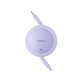 Baseus Free2Pull Mini Retractable USB-C Cable 60W – Lila