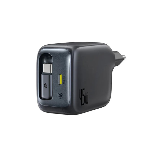 Baseus EnerCore CJ11 Fast Charger with Retractable Cable 2C 45W