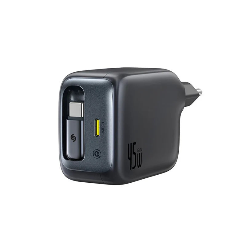 Baseus EnerCore CJ11 Fast Charger with Retractable Cable 2C 45W