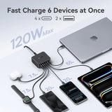 Baseus EnerFill FH21 Desktop Charging Station 4C+2U 120W
