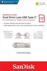 SanDisk Ultra Dual Drive Luxe USB-3.0 Type-C
