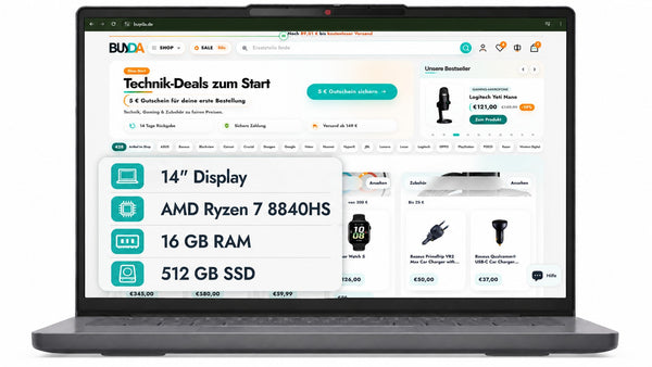 IdeaPad Slim 3 14 (R7-16GB-512GB)
